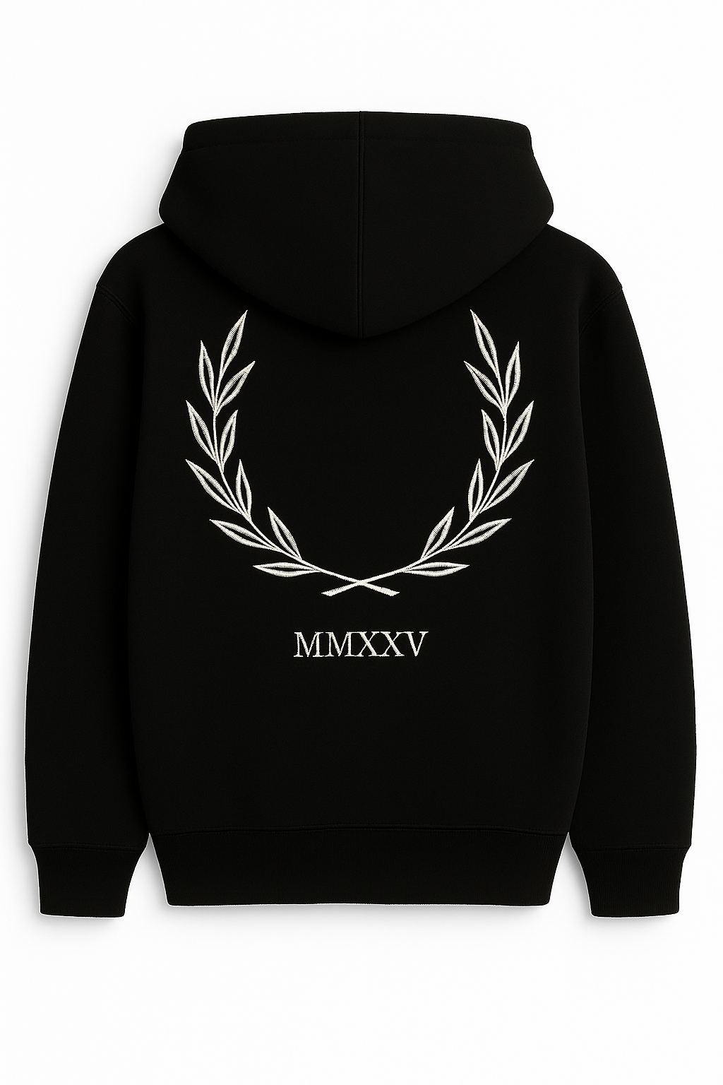Black Oversized Pullover Hoodie // New Beginnings //
